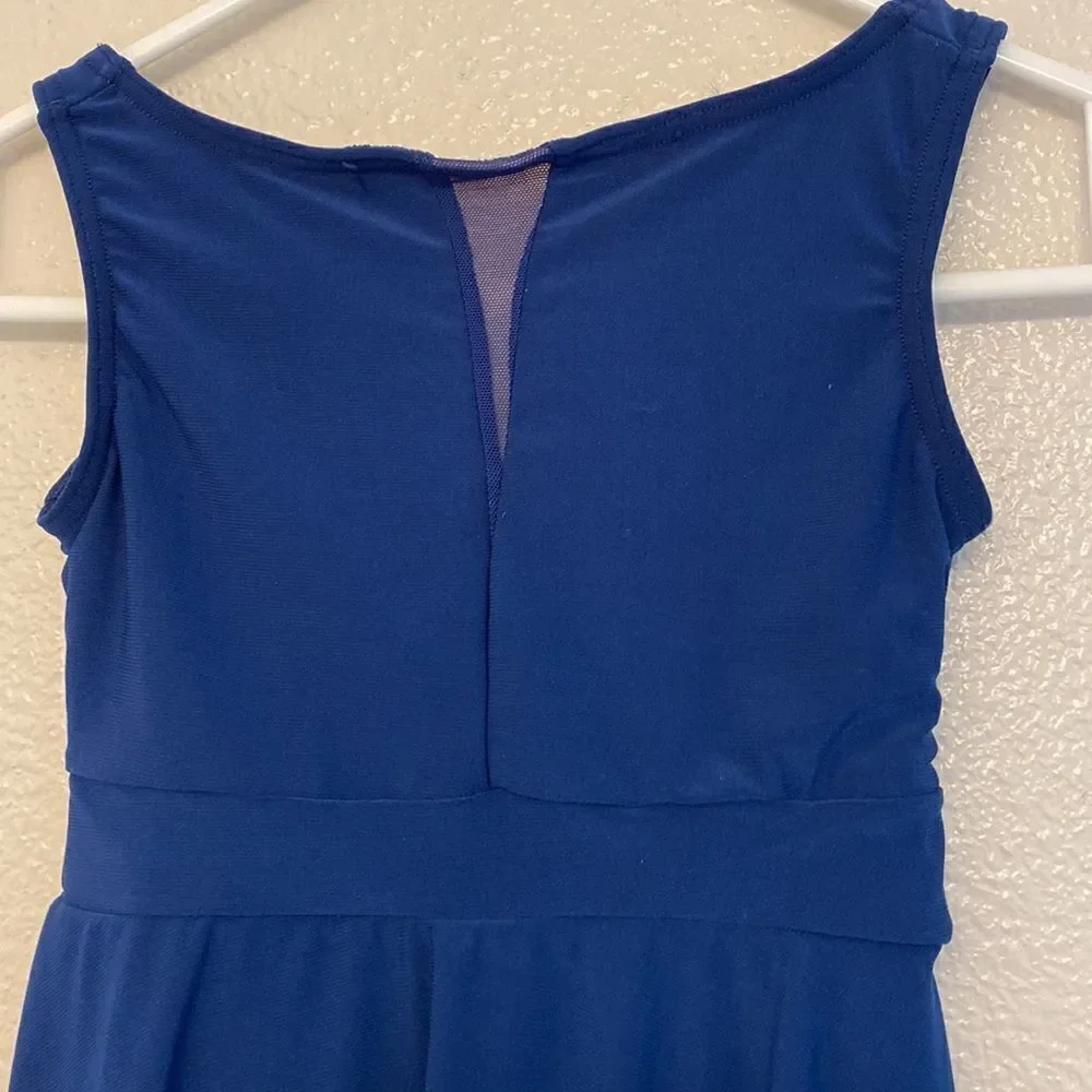 Weissman Dance lyrical costume dress navy blue Quarter Past Midnight 12373 SC 6